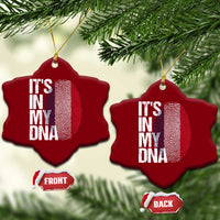 It's in My DNA France French Flag Ceramic Ornament
