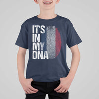 It's in My DNA France French Flag T Shirt For Kid