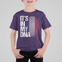 It's in My DNA France French Flag T Shirt For Kid