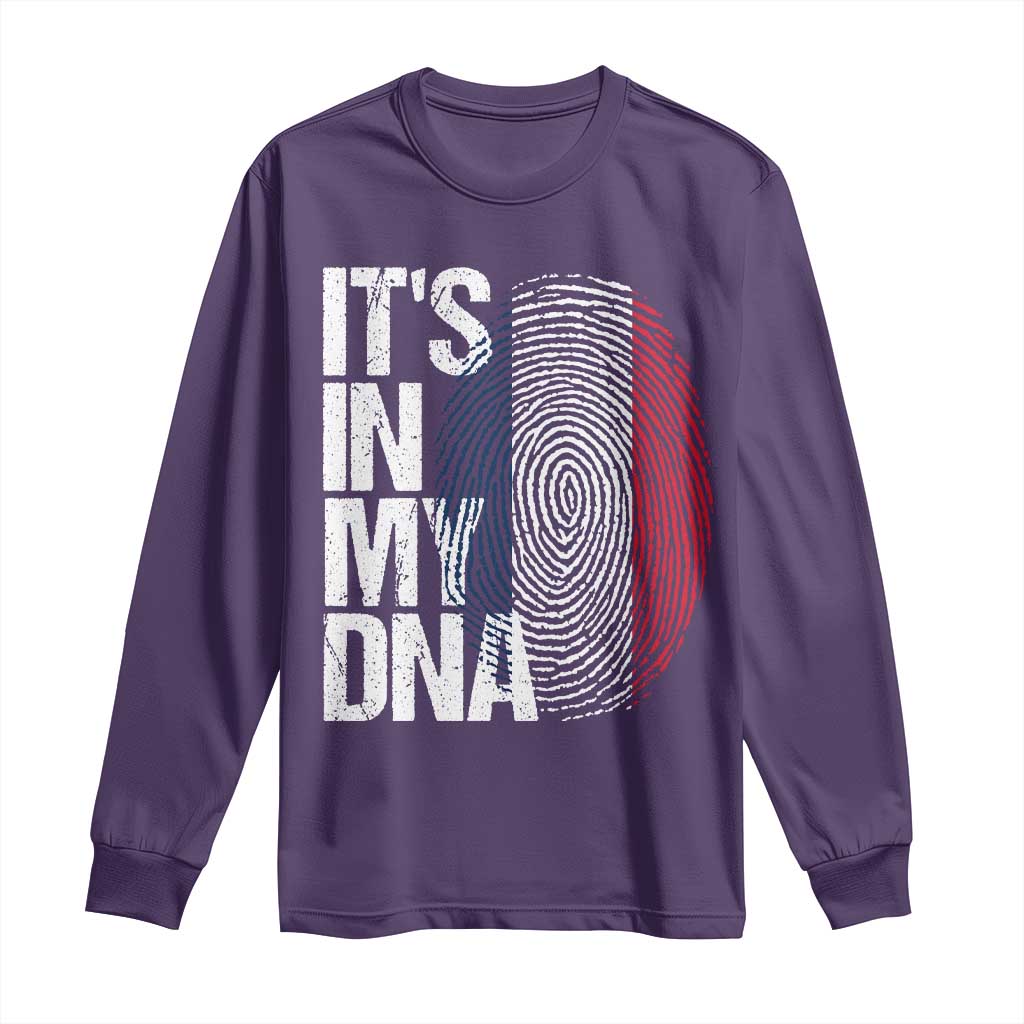It's in My DNA France French Flag Long Sleeve Shirt