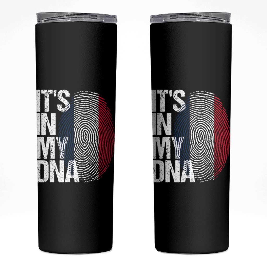 It's in My DNA France French Flag Skinny Tumbler