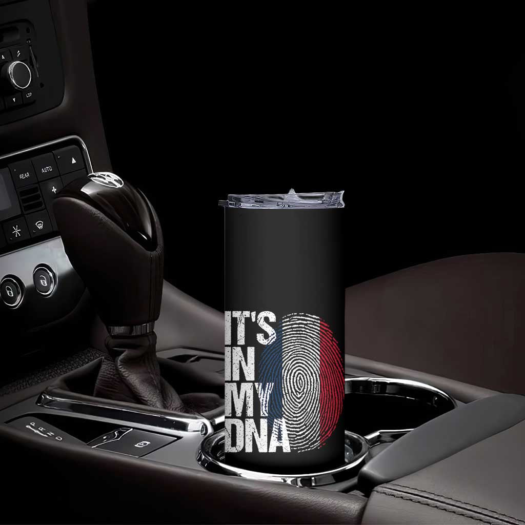 It's in My DNA France French Flag Skinny Tumbler