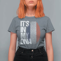 It's in My DNA France French Flag T Shirt For Women