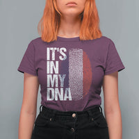 It's in My DNA France French Flag T Shirt For Women
