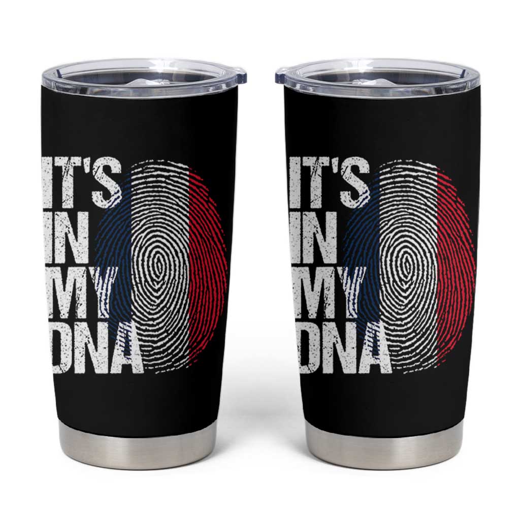 It's in My DNA France French Flag Tumbler Cup