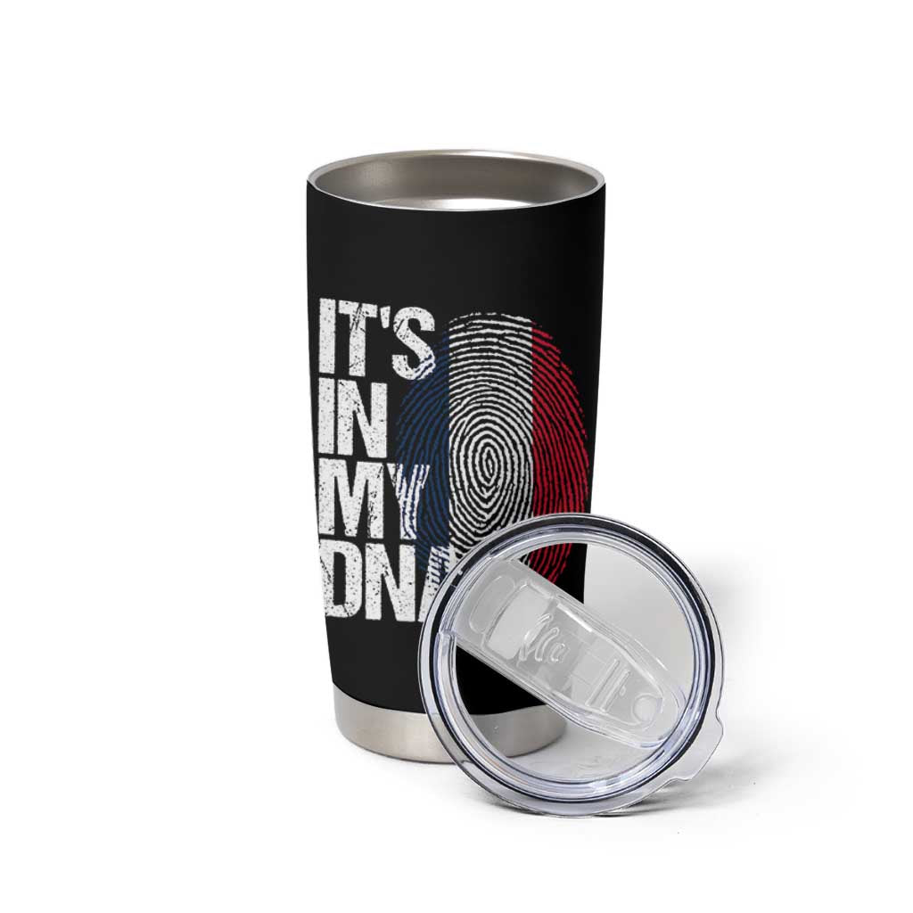 It's in My DNA France French Flag Tumbler Cup
