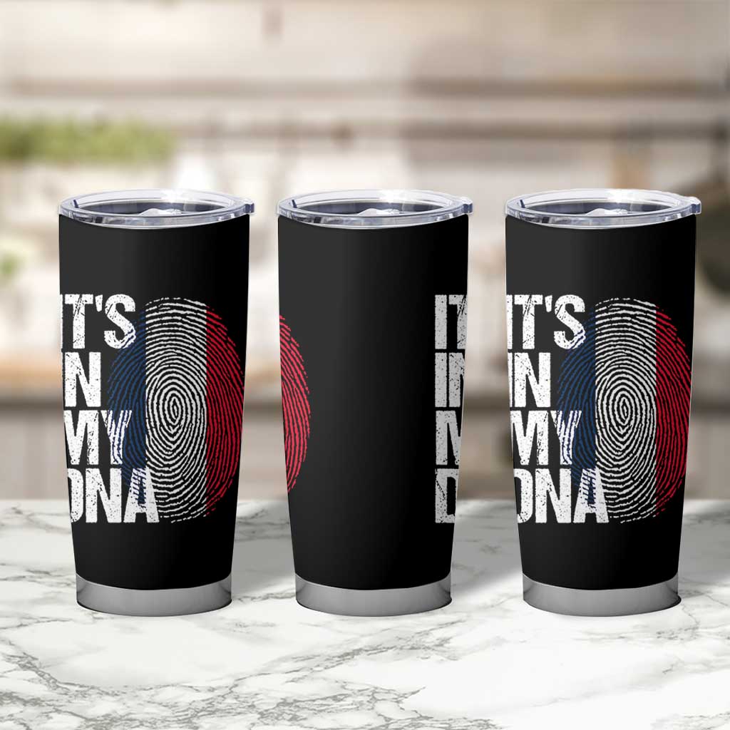 It's in My DNA France French Flag Tumbler Cup