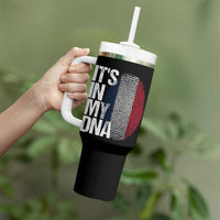 It's in My DNA France French Flag Tumbler With Handle
