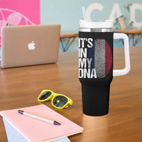 It's in My DNA France French Flag Tumbler With Handle