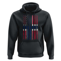 Norwegian Roots Half American Flag USA Norway Pride Hoodie