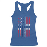 Norwegian Roots Half American Flag USA Norway Pride Racerback Tank Top