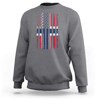 Norwegian Roots Half American Flag USA Norway Pride Sweatshirt