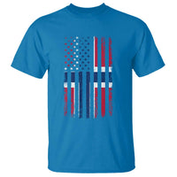 Norwegian Roots Half American Flag USA Norway Pride T Shirt