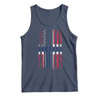 Norwegian Roots Half American Flag USA Norway Pride Tank Top