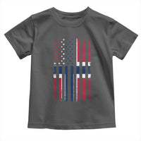 Norwegian Roots Half American Flag USA Norway Pride Toddler T Shirt