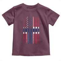 Norwegian Roots Half American Flag USA Norway Pride Toddler T Shirt