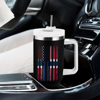 Norwegian Roots Half American Flag USA Norway Pride Tumbler With Handle