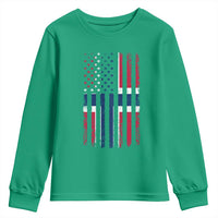 Norwegian Roots Half American Flag USA Norway Pride Youth Sweatshirt