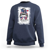 Yes I'm Both of Them Half Norwegian American Sweatshirt