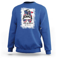 Yes I'm Both of Them Half Norwegian American Sweatshirt