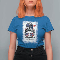 Yes I'm Both of Them Half Norwegian American T Shirt For Women