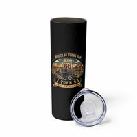 Route Highway 66 Turns 100 I Turn 55 Skinny Tumbler Vintage 1971 Road Sign Antique Car Lover 55th Birthday Gift