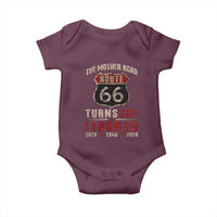 Route Highway 66 Turns 100 I Turn 80 Baby Onesie Vintage 1946 Road Sign 80th Birthday Gift