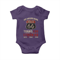 Route Highway 66 Turns 100 I Turn 80 Baby Onesie Vintage 1946 Road Sign 80th Birthday Gift