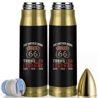 Route Highway 66 Turns 100 I Turn 80 Bullet Tumbler Vintage 1946 Road Sign 80th Birthday Gift