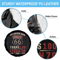 Route Highway 66 Turns 100 I Turn 70 Spare Tire Cover Vintage 1956 Road Sign 70th Birthday Gift