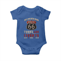 Route Highway 66 Turns 100 I Turn 70 Baby Onesie Vintage 1956 Road Sign 70th Birthday Gift