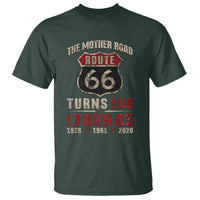 Route Highway 66 Turns 100 I Turn 65 T Shirt Vintage 1961 Road Sign 65th Birthday Gift