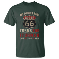 Route Highway 66 Turns 100 I Turn 60 T Shirt Vintage 1966 Road Sign 60th Birthday Gift