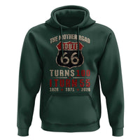 Route Highway 66 Turns 100 I Turn 55 Hoodie Vintage 1971 Road Sign 55th Birthday Gift