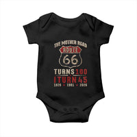Route Highway 66 Turns 100 I Turn 45 Baby Onesie Vintage 1981 Road Sign 45th Birthday Gift