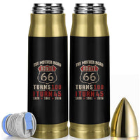 Route Highway 66 Turns 100 I Turn 45 Bullet Tumbler Vintage 1981 Road Sign 45th Birthday Gift