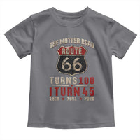 Route Highway 66 Turns 100 I Turn 45 Toddler T Shirt Vintage 1981 Road Sign 45th Birthday Gift
