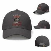 Route Highway 66 Turns 100 I Turn 40 Baseball Cap Vintage 1986 Road Sign 40th Birthday Gift