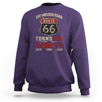 Route Highway 66 Turns 100 I Turn 40 Sweatshirt Vintage 1986 Road Sign 40th Birthday Gift