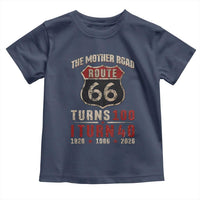 Route Highway 66 Turns 100 I Turn 40 Toddler T Shirt Vintage 1986 Road Sign 40th Birthday Gift
