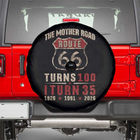 Route Highway 66 Turns 100 I Turn 35 Spare Tire Cover Vintage 1991 Road Sign 35th Birthday Gift
