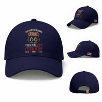 Route Highway 66 Turns 100 I Turn 35 Baseball Cap Vintage 1991 Road Sign 35th Birthday Gift