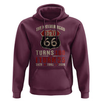Route Highway 66 Turns 100 I Turn 35 Hoodie Vintage 1991 Road Sign 35th Birthday Gift