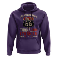 Route Highway 66 Turns 100 I Turn 35 Hoodie Vintage 1991 Road Sign 35th Birthday Gift