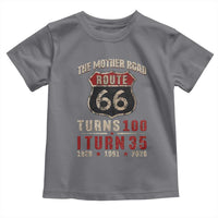 Route Highway 66 Turns 100 I Turn 35 Toddler T Shirt Vintage 1991 Road Sign 35th Birthday Gift