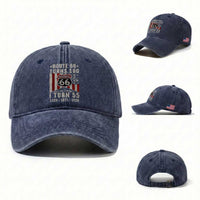 Route Highway 66 Turns 100 I Turn 55 Washed Cotton Baseball Cap Vintage 1971 Born American Road Sign 55th Birthday Gift