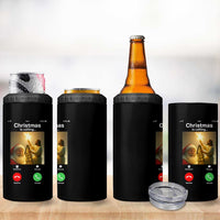 Funny Santa Jesus Video Call 4 in 1 Can Cooler Tumbler - Wonder Print Shop