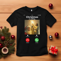 Funny Santa Jesus Video Call T Shirt - Wonder Print Shop