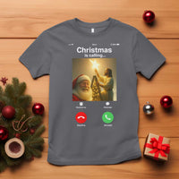 Funny Santa Jesus Video Call T Shirt - Wonder Print Shop