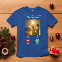 Funny Santa Jesus Video Call T Shirt - Wonder Print Shop